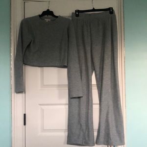 Cropped Grey Set